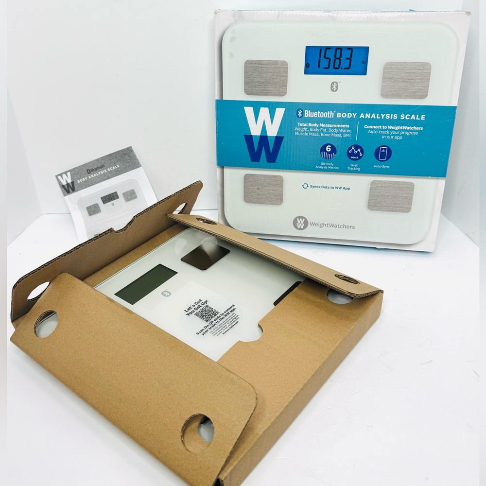 Weight Watchers WW642ZFR Bluetooth Body Analysis Scale - New